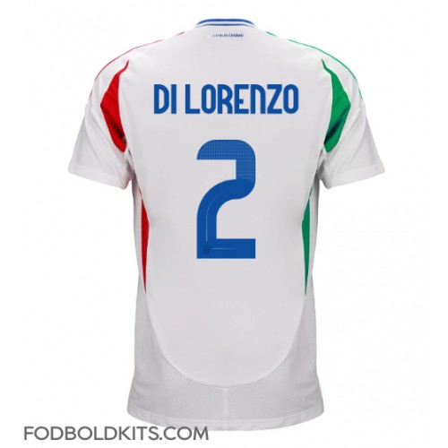 Italien Giovanni Di Lorenzo #2 Udebanetrøje EM 2024 Kortærmet